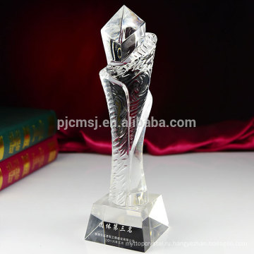 Последние дизайн высокое качество пользовательские кристалл трофей награды
